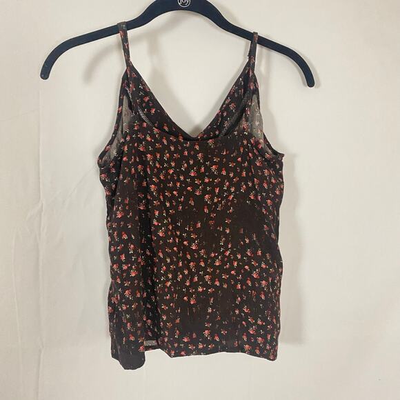 Treasure & Bond Floral Print Camisole Tank Top Women's Medium Adjustable Straps - Picture 5 of 9